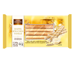 Рисунок продукта - Wafer rolls vanilla 160g