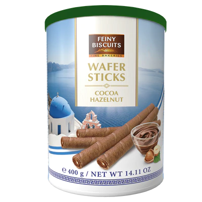 Рисунок продукта 1 - Wafer rolls with cocoa hazelnut cream 400g
