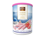 Рисунок продукта - Wafer rolls with strawberry flavoured cream 400g