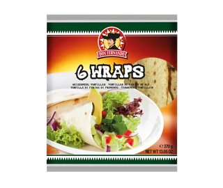 Рисунок продукта 1 - Wraps wheat flour tortillas 370g (6x25cm)